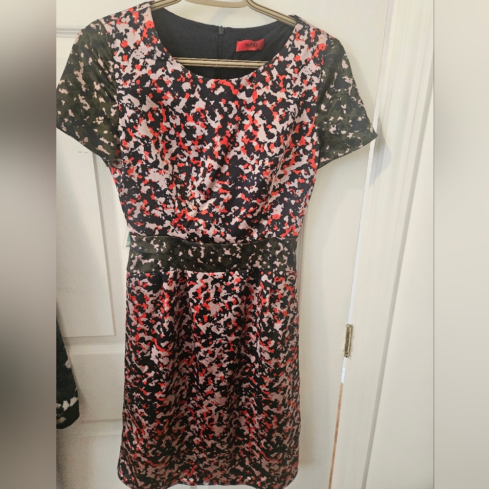 Elegant Multicolor Hugo Boss Dress